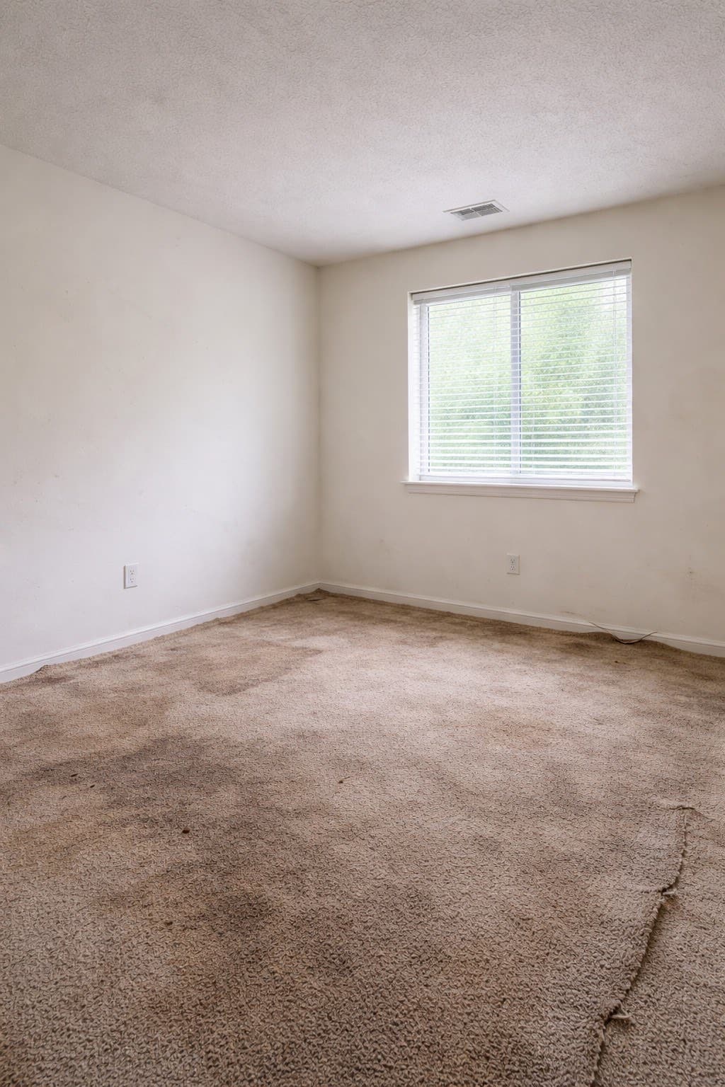 Flooring before replacement