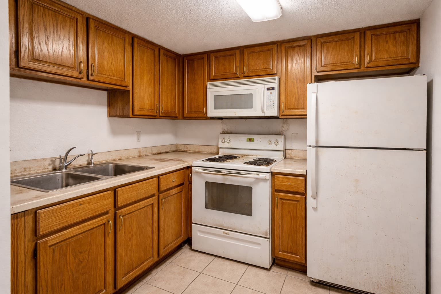 Kitchen before make-ready