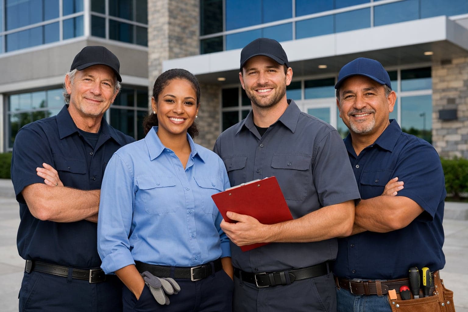 Mizoury Facilities Management crew on-site at a Middle Tennessee property